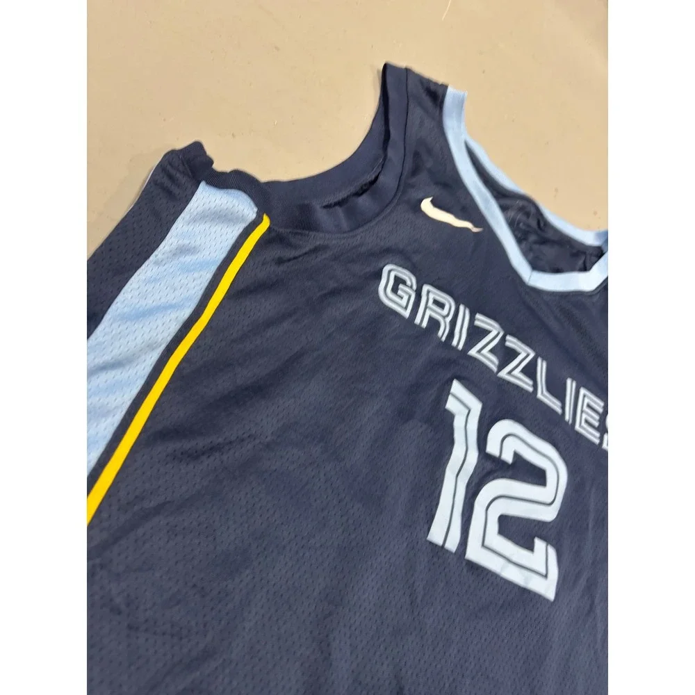 Nike Memphis Grizzlies Ja Morant 12 Icon Edition Swingman Jersey Navy Mens 52 XL